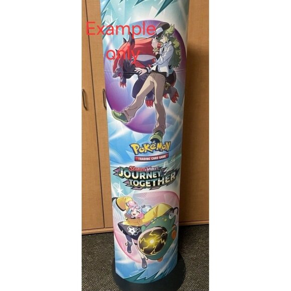 Pokemon TCG Journey Together Scarlet & Violet Totem Store Display New X2 - Picture 5 of 5